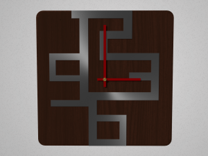 modern clock 3D 模型