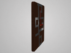 modern clock 3D 模型