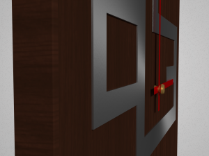 modern clock 3D 模型