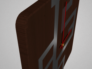 modern clock 3D 模型