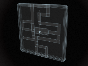 modern clock 3D 模型