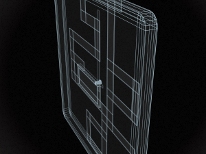 modern clock 3D 模型