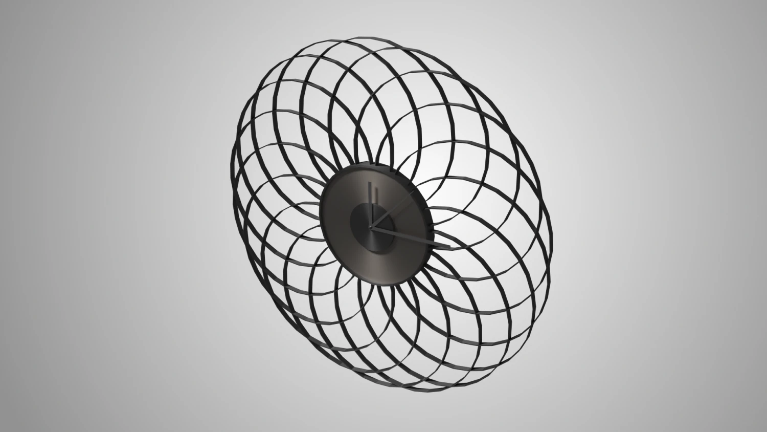 modern clock 3D Model .c4d .max .obj .3ds .fbx .stl .blend 