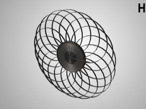 modern clock 3D Model