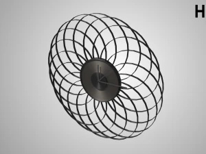 modern clock 3D Model