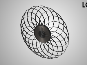modern clock 3D Model