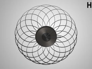 modern clock 3D Model