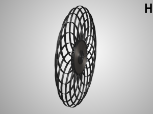 modern clock 3D Model