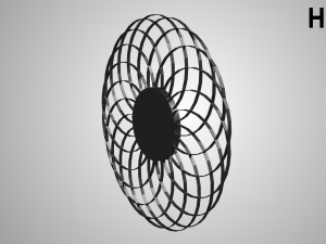 modern clock 3D Model