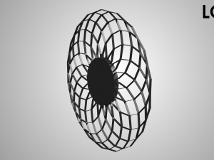 modern clock 3D Model