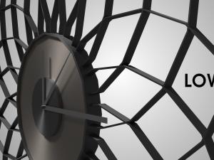 modern clock 3D Model