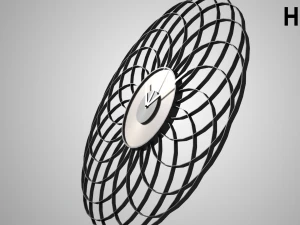 modern clock 3D Model