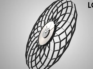 modern clock 3D Model