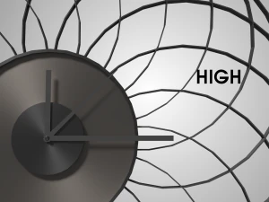 modern clock 3D Model