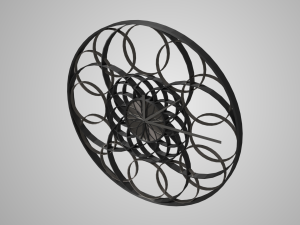 modern clock Model 3D