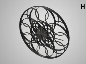modern clock 3D Model