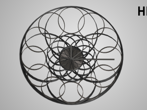 modern clock 3D Model