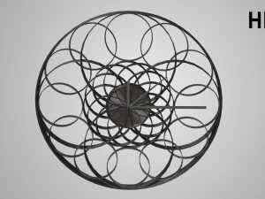 modern clock 3D Model