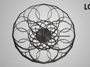 modern clock 3D Model