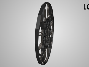 modern clock 3D Model