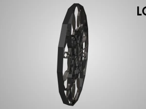 modern clock 3D Model