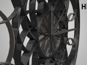 modern clock 3D Model