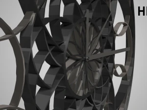 modern clock 3D Model