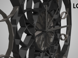 modern clock 3D Model