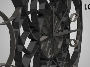 modern clock 3D Model
