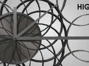 modern clock 3D Model