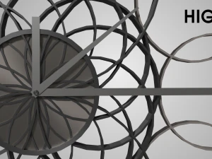modern clock 3D Model