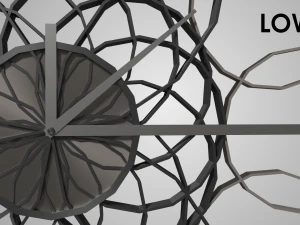 modern clock 3D Model