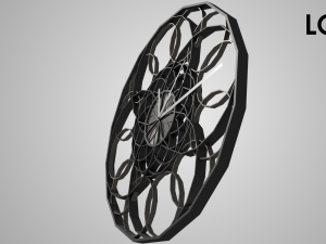modern clock 3D Model