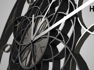 modern clock 3D Model