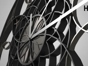 modern clock 3D Model