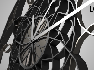 modern clock 3D Model