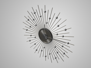 modern clock Model 3D