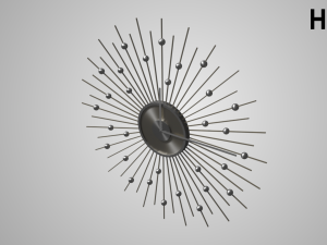 modern clock Model 3D