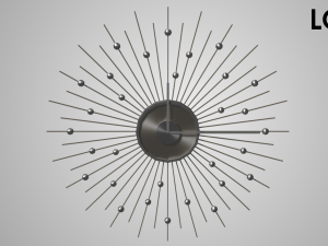modern clock Model 3D