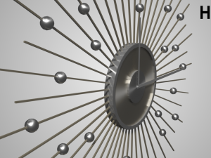 modern clock Model 3D