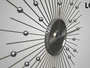 modern clock Model 3D