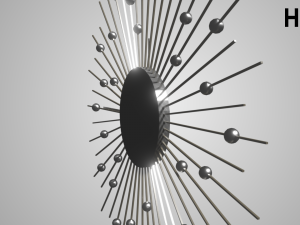 modern clock Model 3D