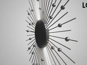 modern clock Model 3D