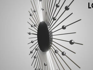 modern clock 3D Model