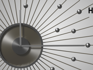 modern clock Model 3D