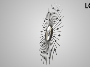 modern clock Model 3D