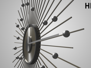 modern clock Model 3D