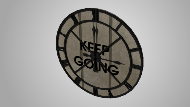 modern clock 3D Model .c4d .max .obj .3ds .fbx .stl .blend 