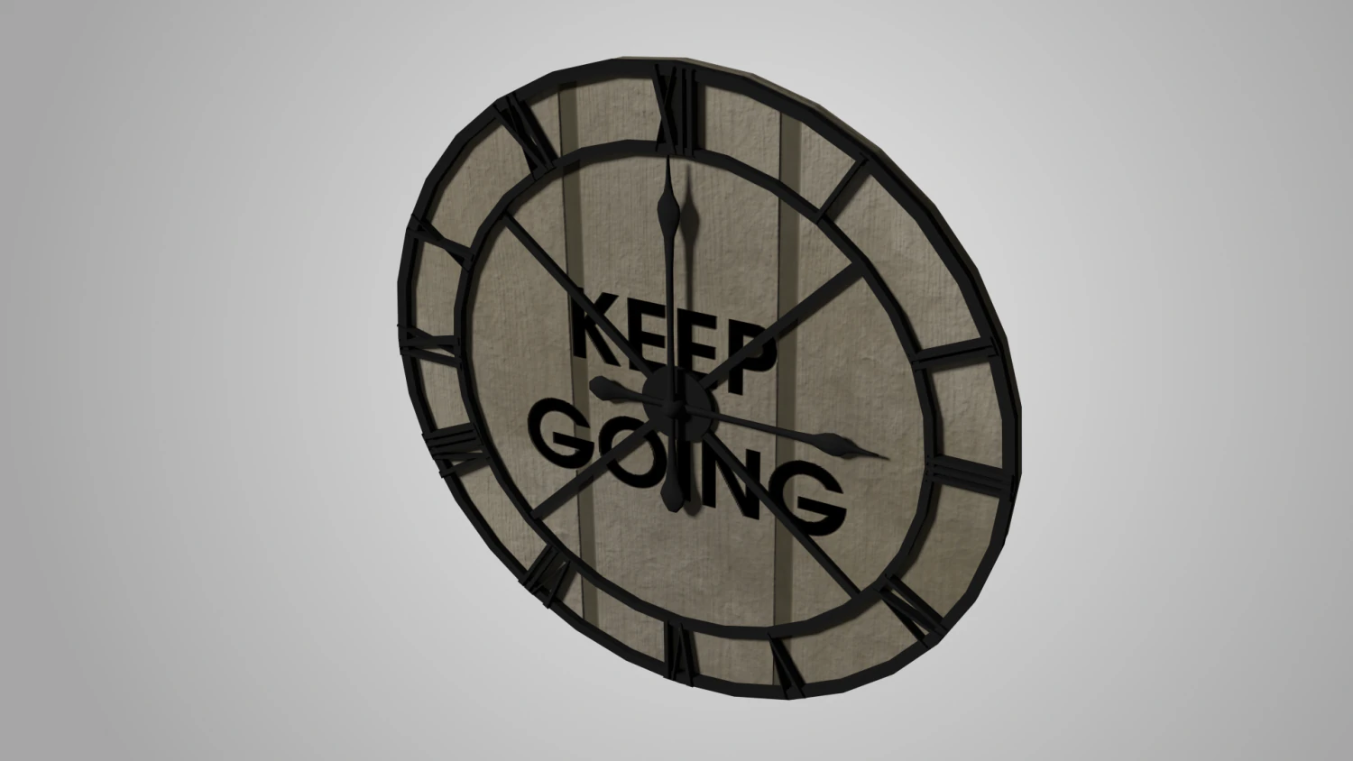 modern clock 3D Model .c4d .max .obj .3ds .fbx .stl .blend 