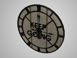 modern clock Model 3D
